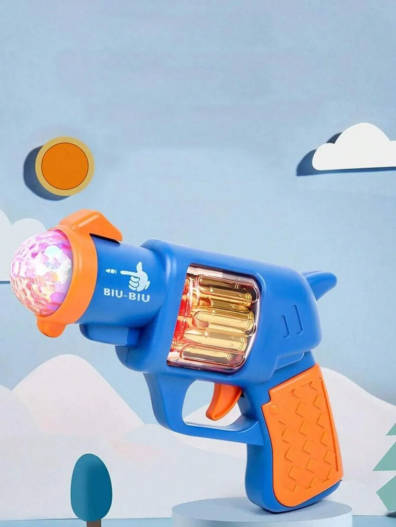 Pistola de luces led para niños