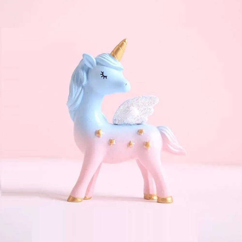 Unicornio decorativo en cerámica