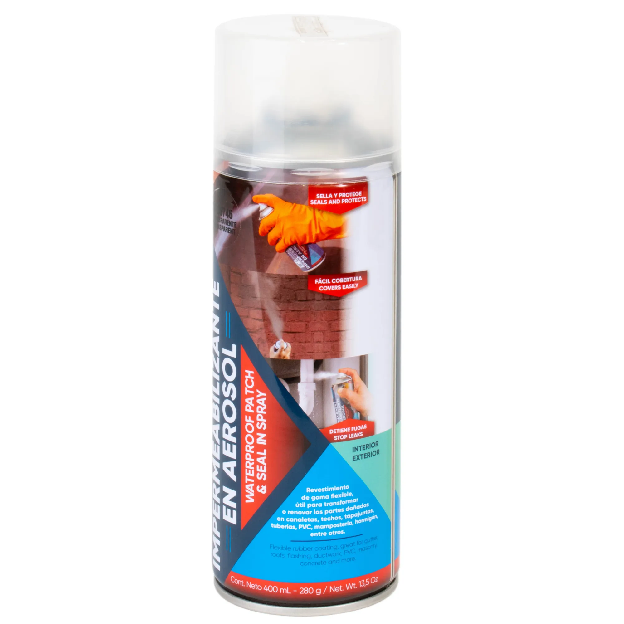 Impermeabilizante Aerosol Transparente Toolcraft De 400 Ml