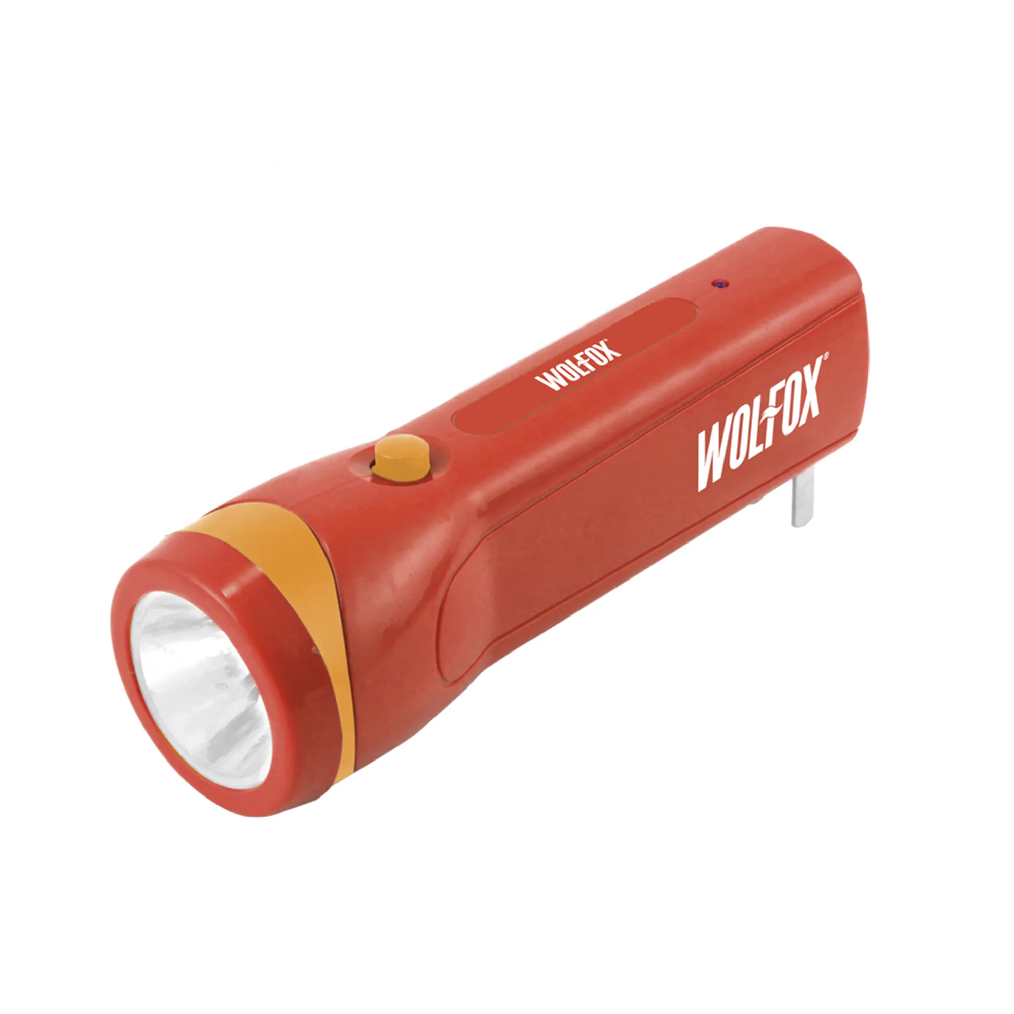 Linterna Recargable 35 Lm Wolfox Con De Cuerpo Abs Y 1 Led