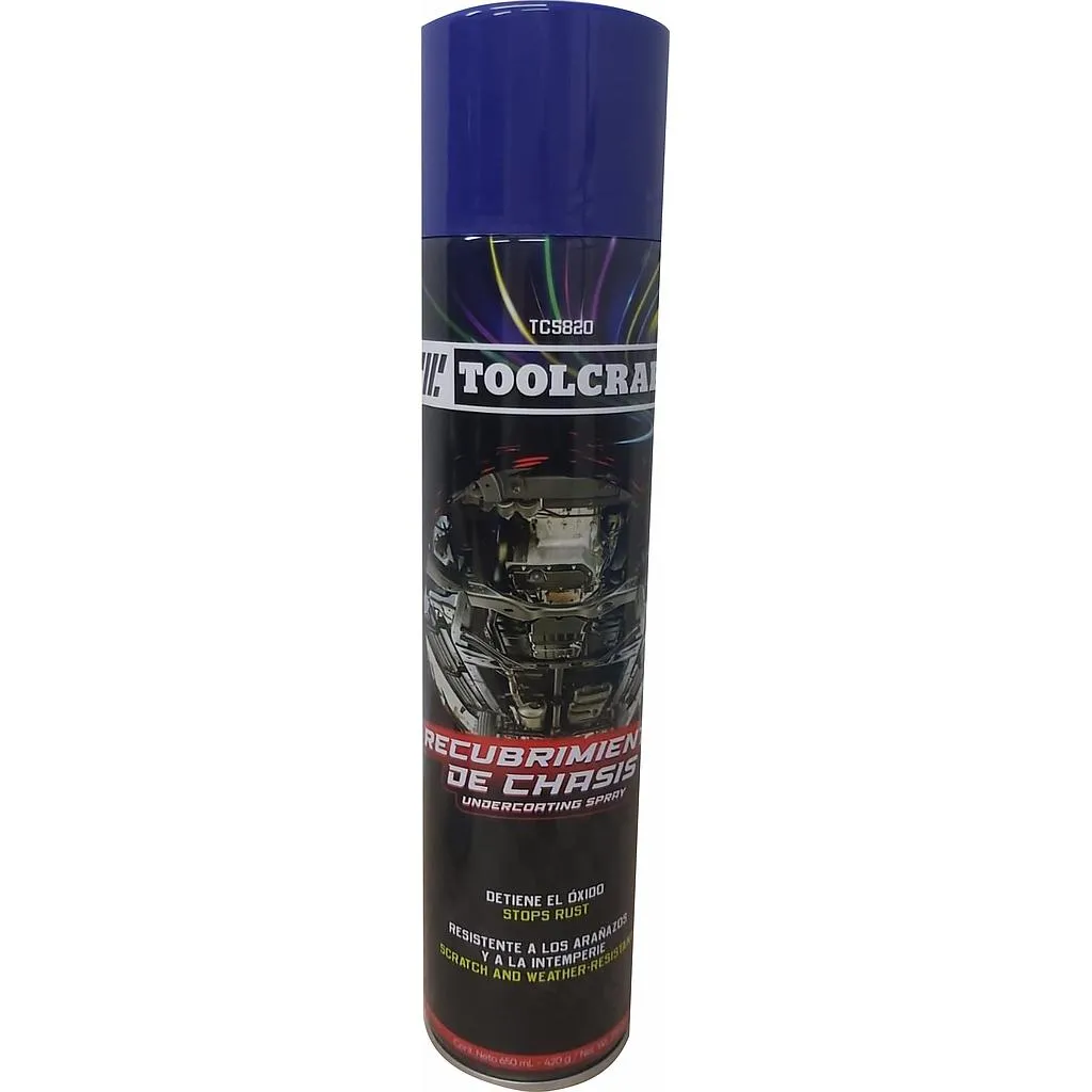 Lata Recubrimiento De Chasis 650 Ml Toolcraft Anti Oxido