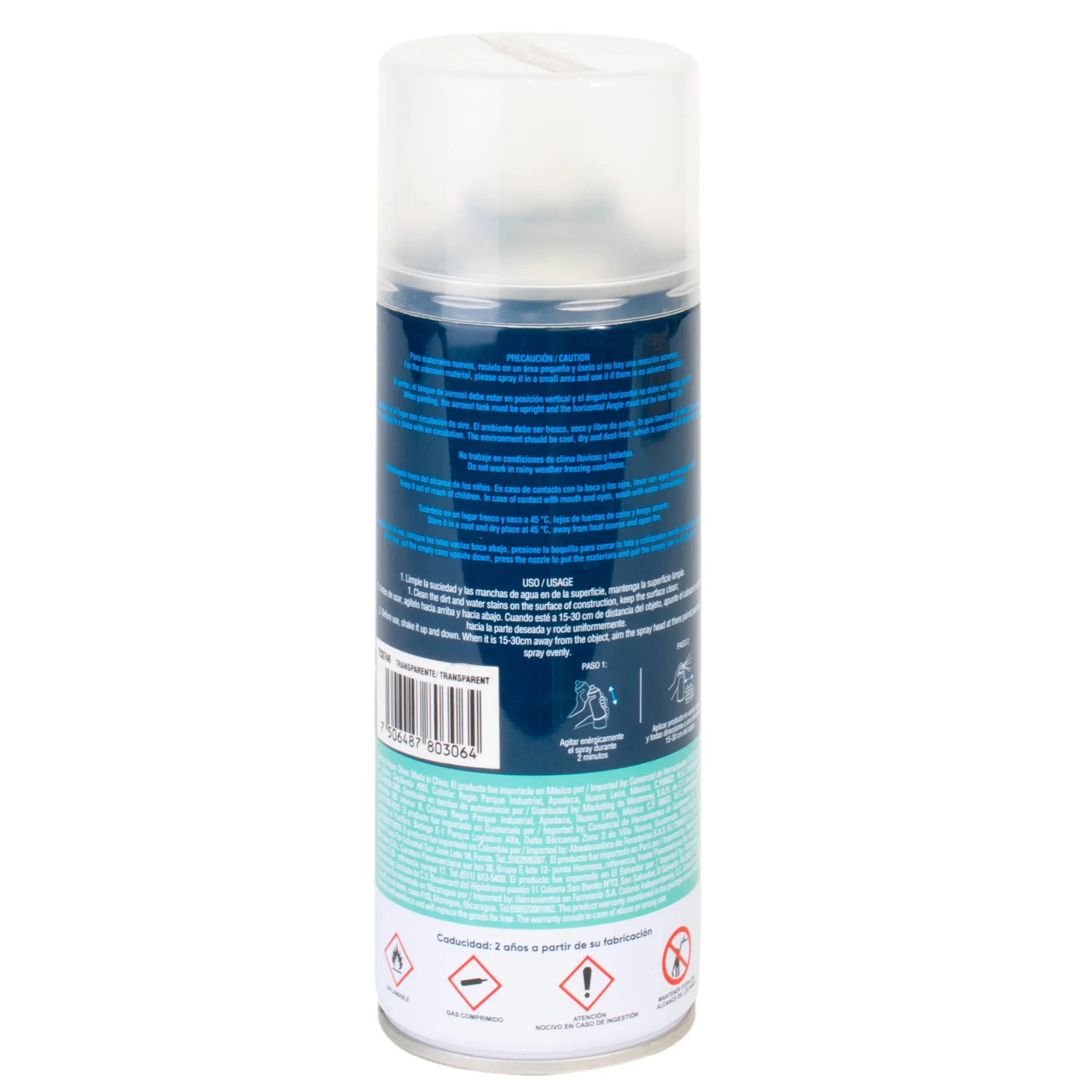 Impermeabilizante Aerosol Transparente Toolcraft De 400 Ml