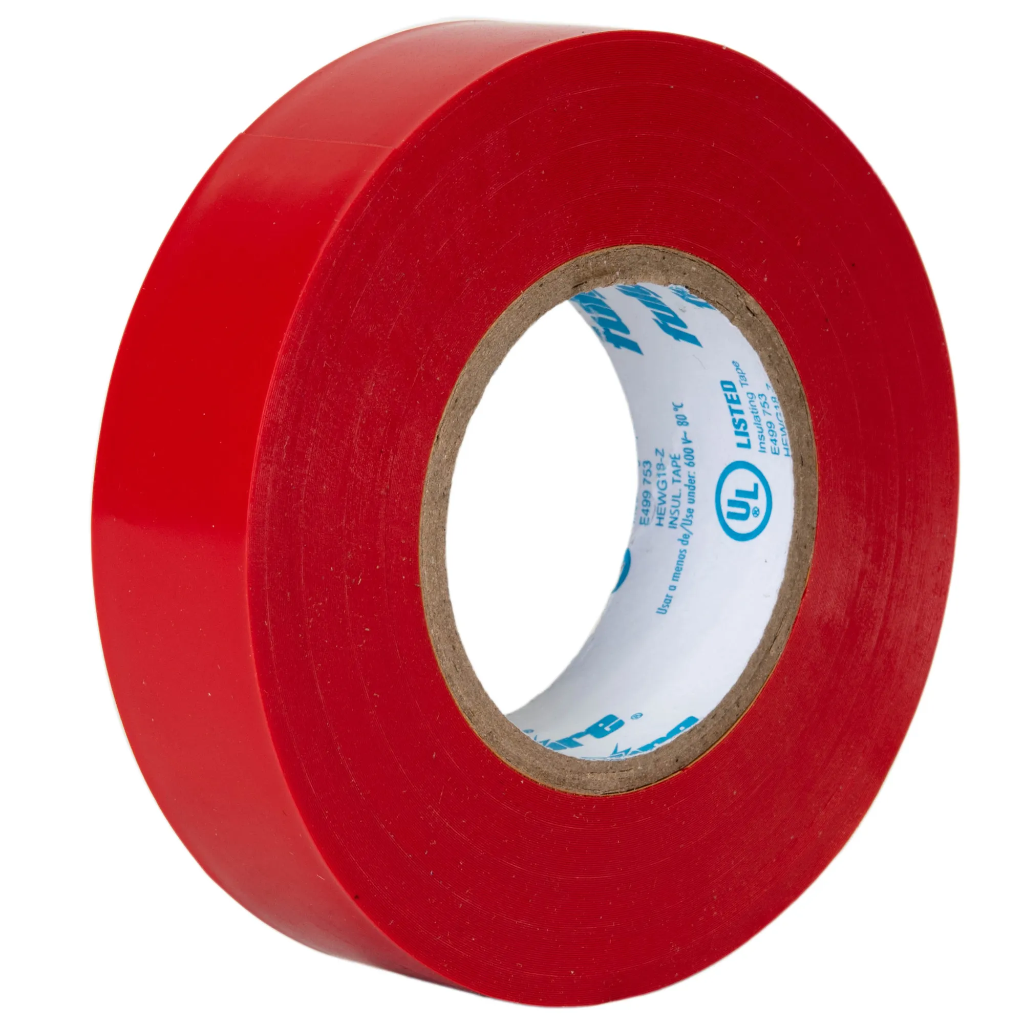 Cinta De Aislar Roja 18 Metros Fulgore 19 Mm X 0.18 Mm