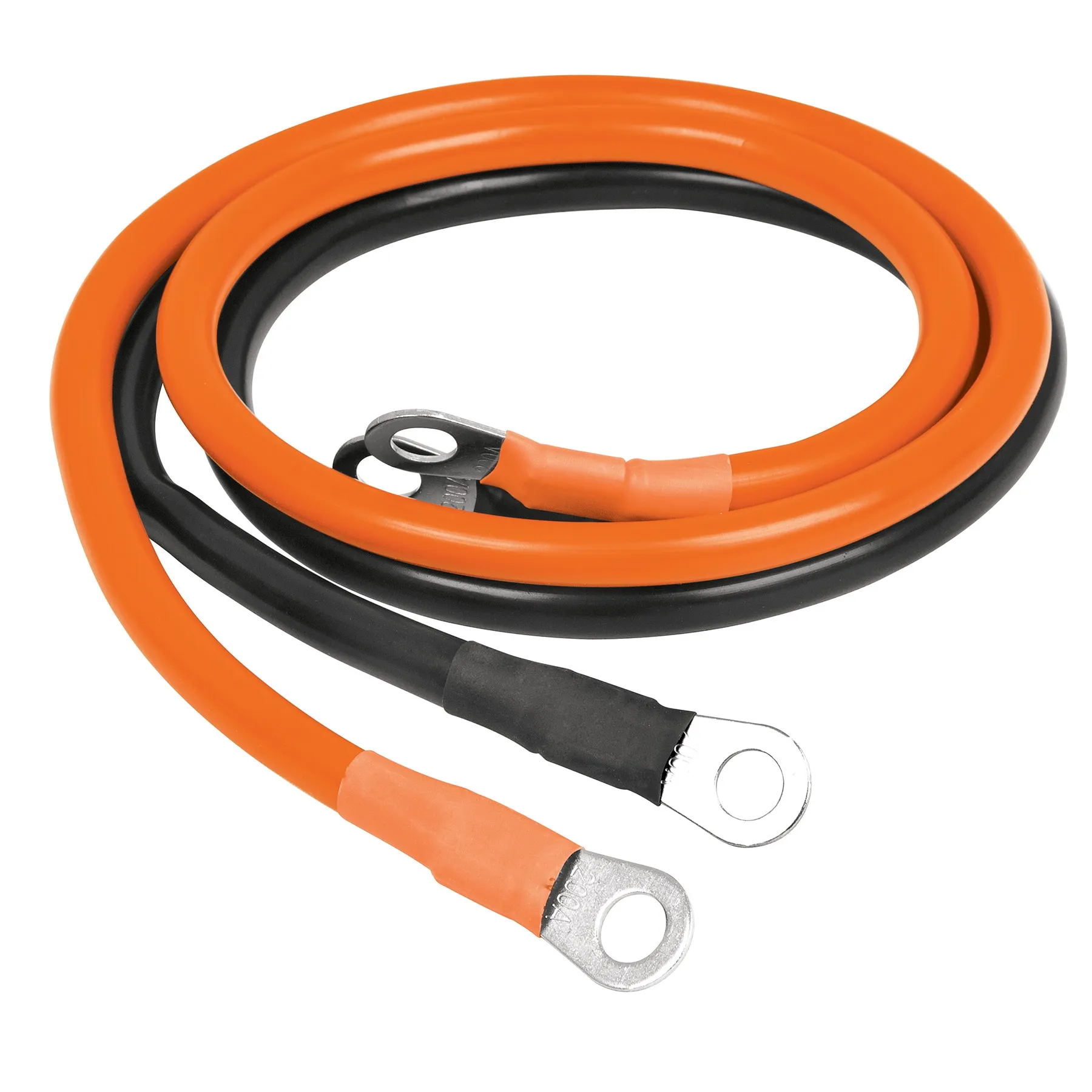 Cables Para Inversor De Corriente 90 Cm, 3 Awg, 200 A Truper