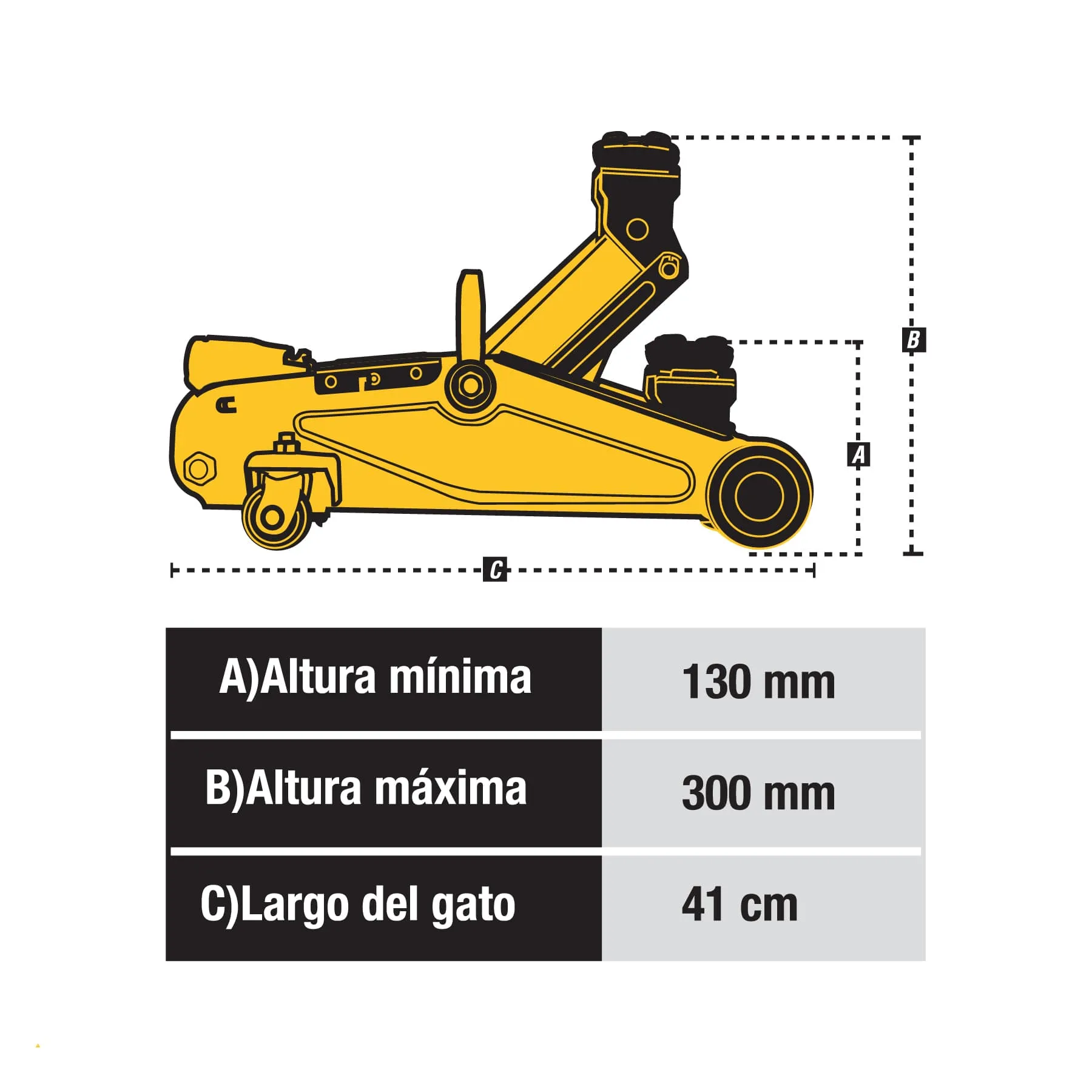 Gato Hidráulico Tipo Zorra 32 Movimientos 1.5 Toneladas Pretul