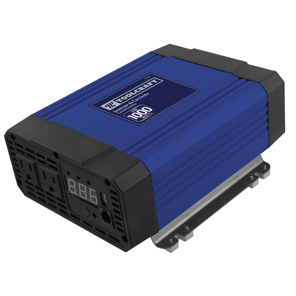 Inversor De Corriente 1.000 W Toolcraft 1 Usb Y 2 Contactos