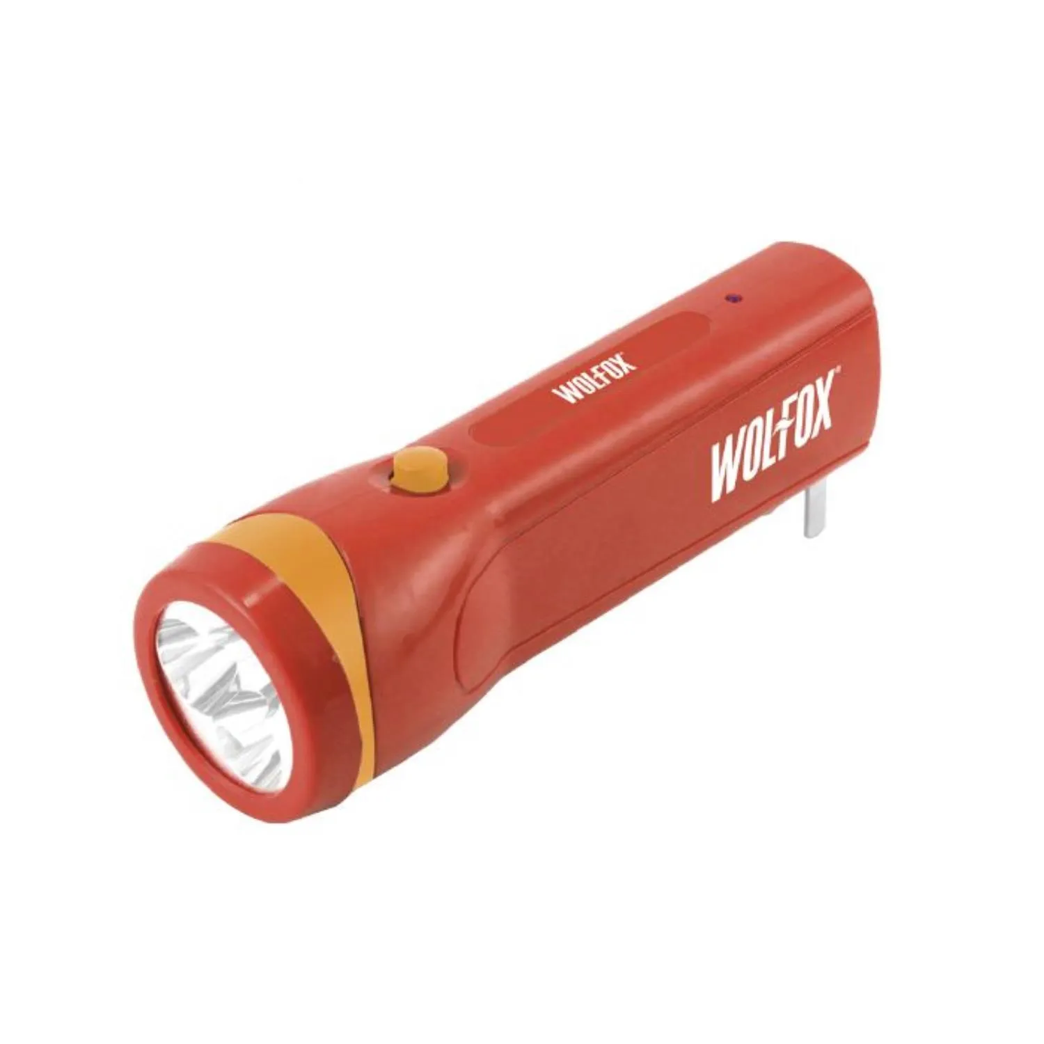 Linterna Recargable 35 Lm Wolfox Con De Cuerpo Abs Y 1 Led