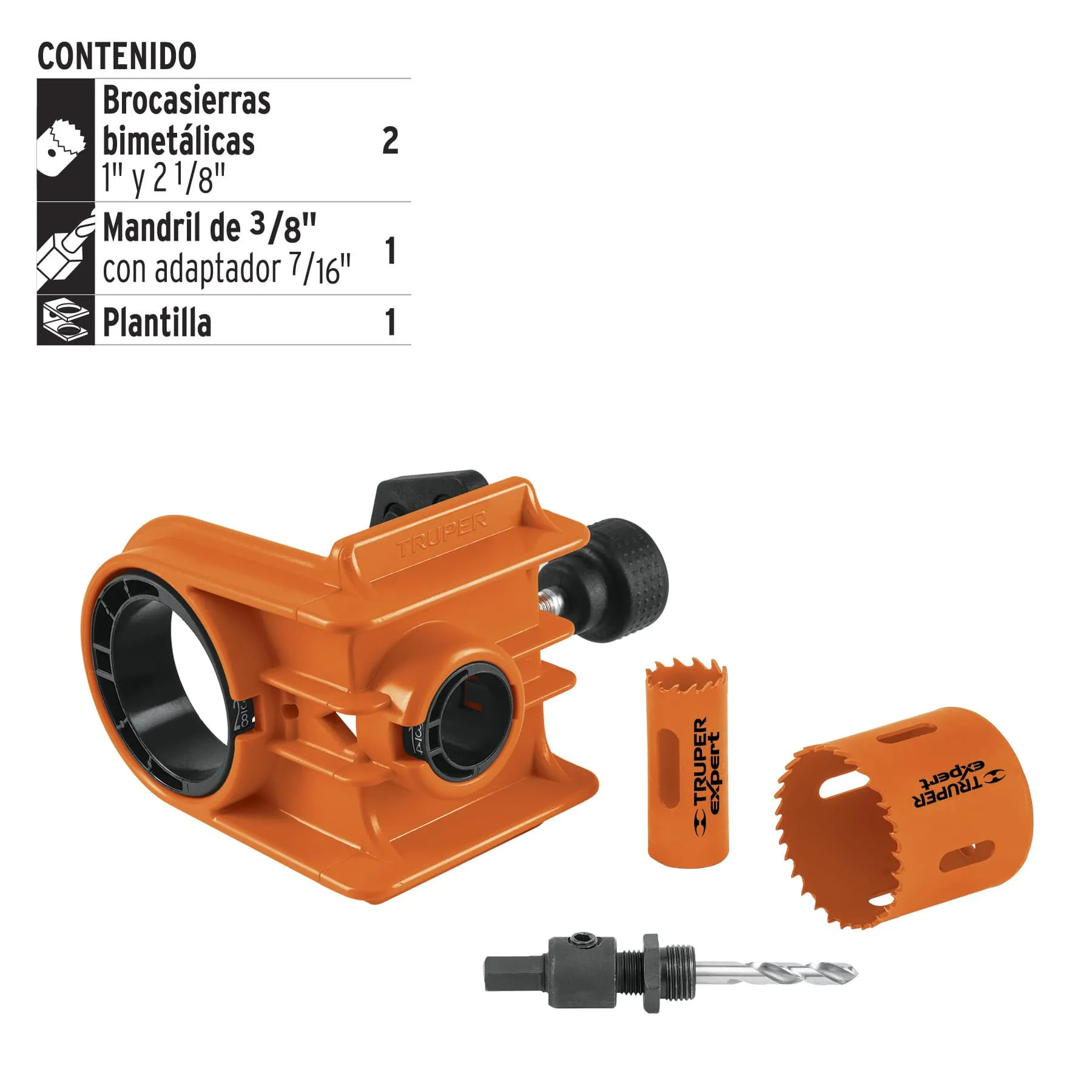 Juego Para Instalar Cerraduras De 4 Piezas Uso Industrial Truper