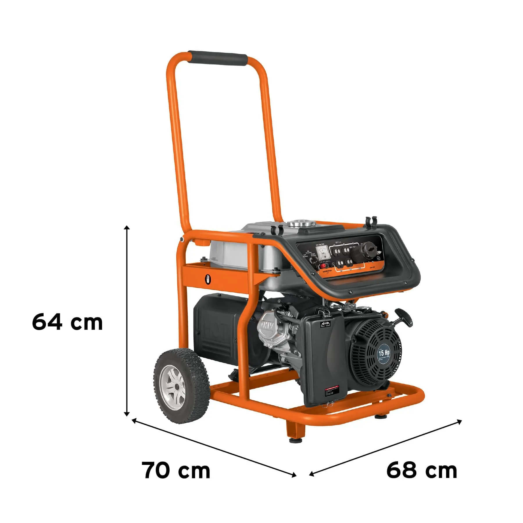 Generador Eléctrico A Gasolina Portátil 15 Hp, 120 V - 240 V Truper