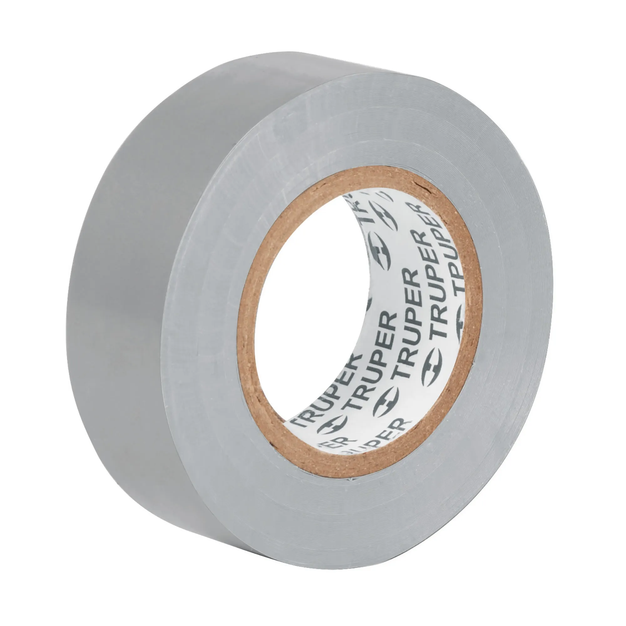 Cinta De Aislar Profesional De Pvc Gris De 9 M X 19 Mm Truper