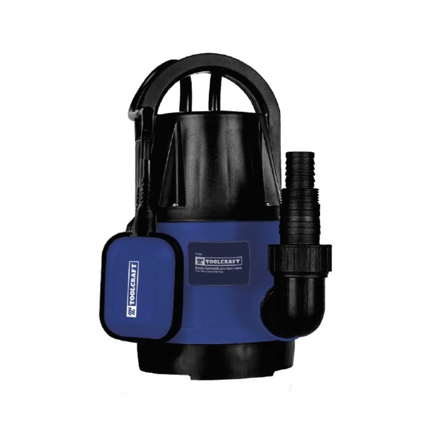 Bomba Sumergible Plástica 1 Hp Toolcraft Para Agua Limpia