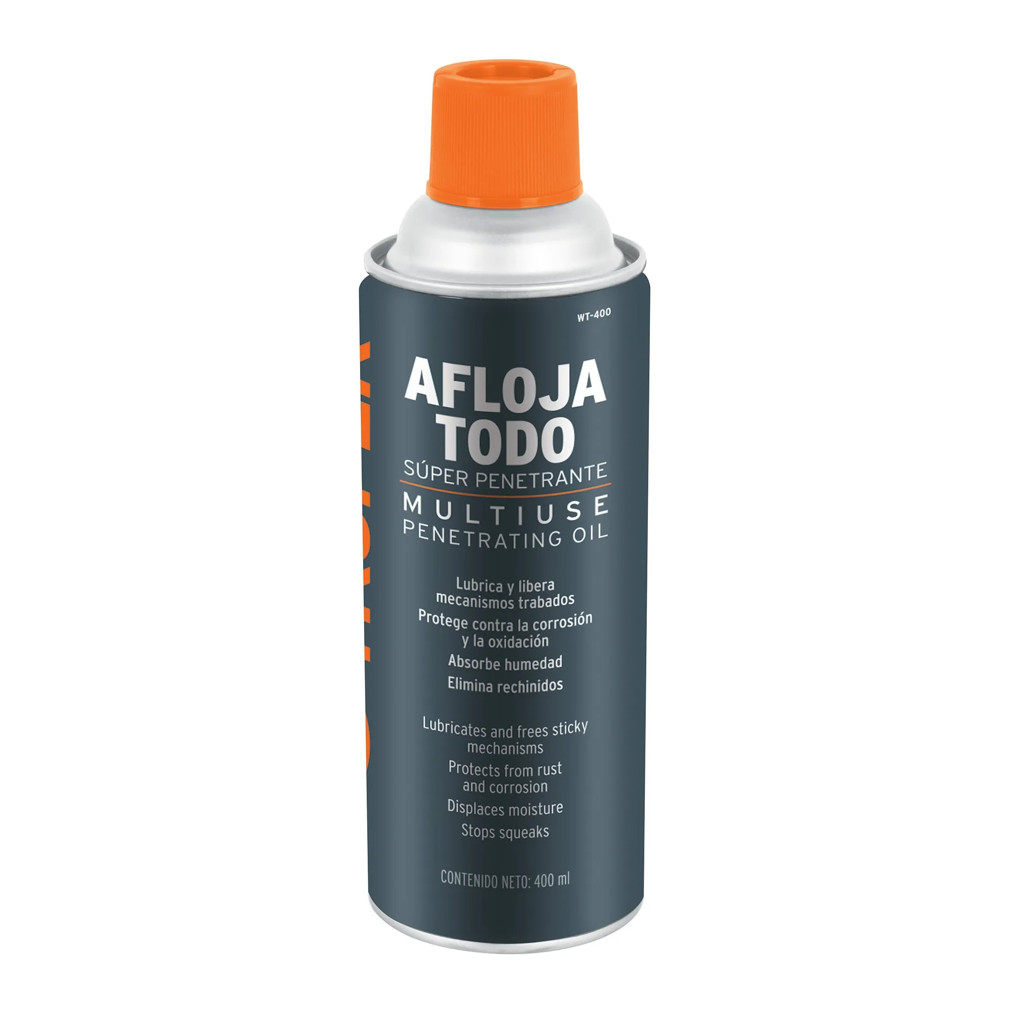 Aceite Aflojatodo De 400 Ml, Protege, Limpia Y Lubrica Truper