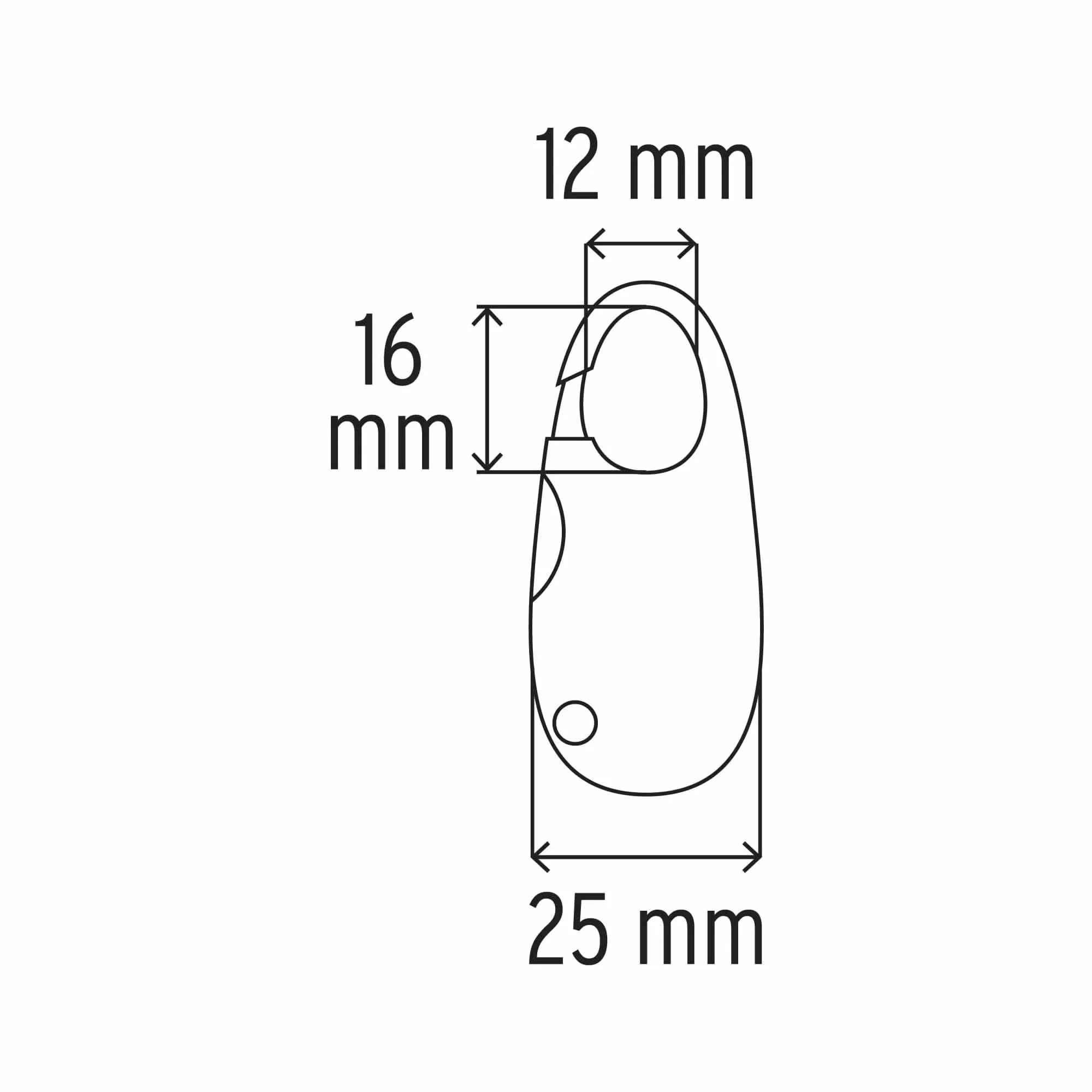 Candado De 25 Mm Para Maleta Y Locker, No Requiere Llave Hermex