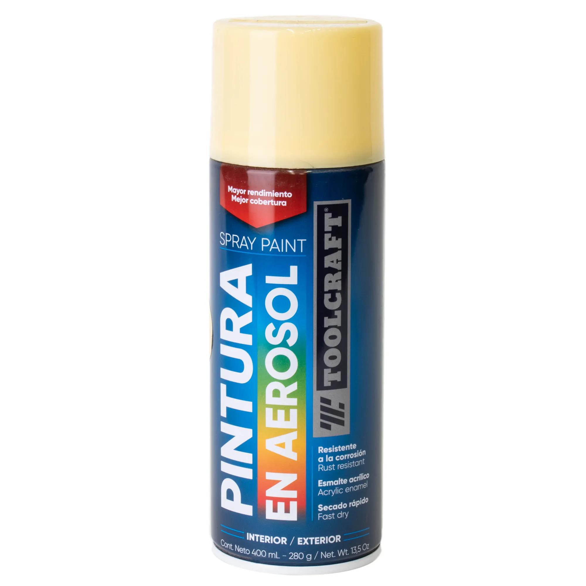 Pintura Aerosol Beige Toolcraft 400 Ml Sin Plomo