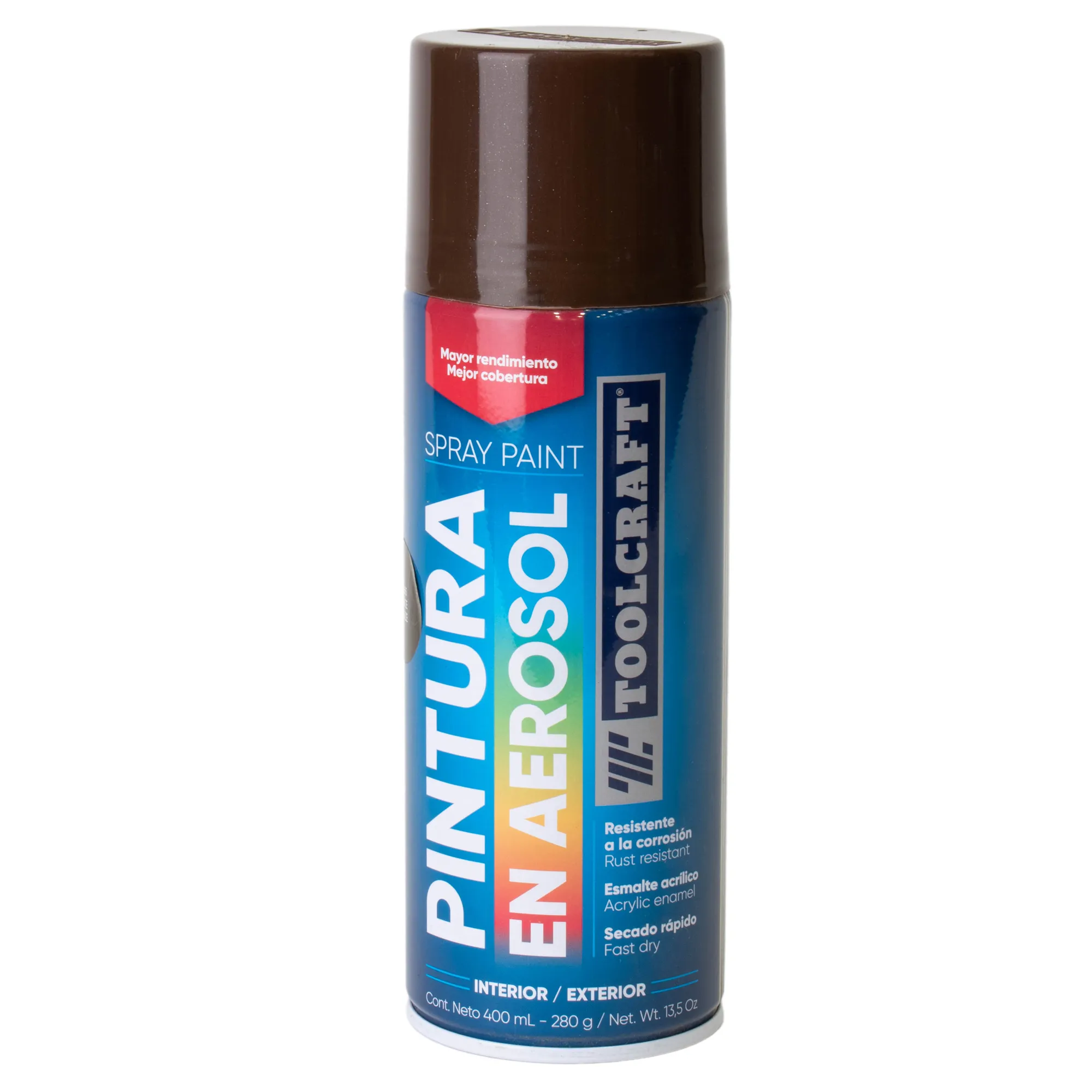 Pintura Aerosol Cobre Puro Metalizado Toolcraft 400 Ml