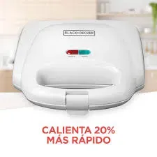 Sanduchera BLACK + DECKER SM1000W Blanco