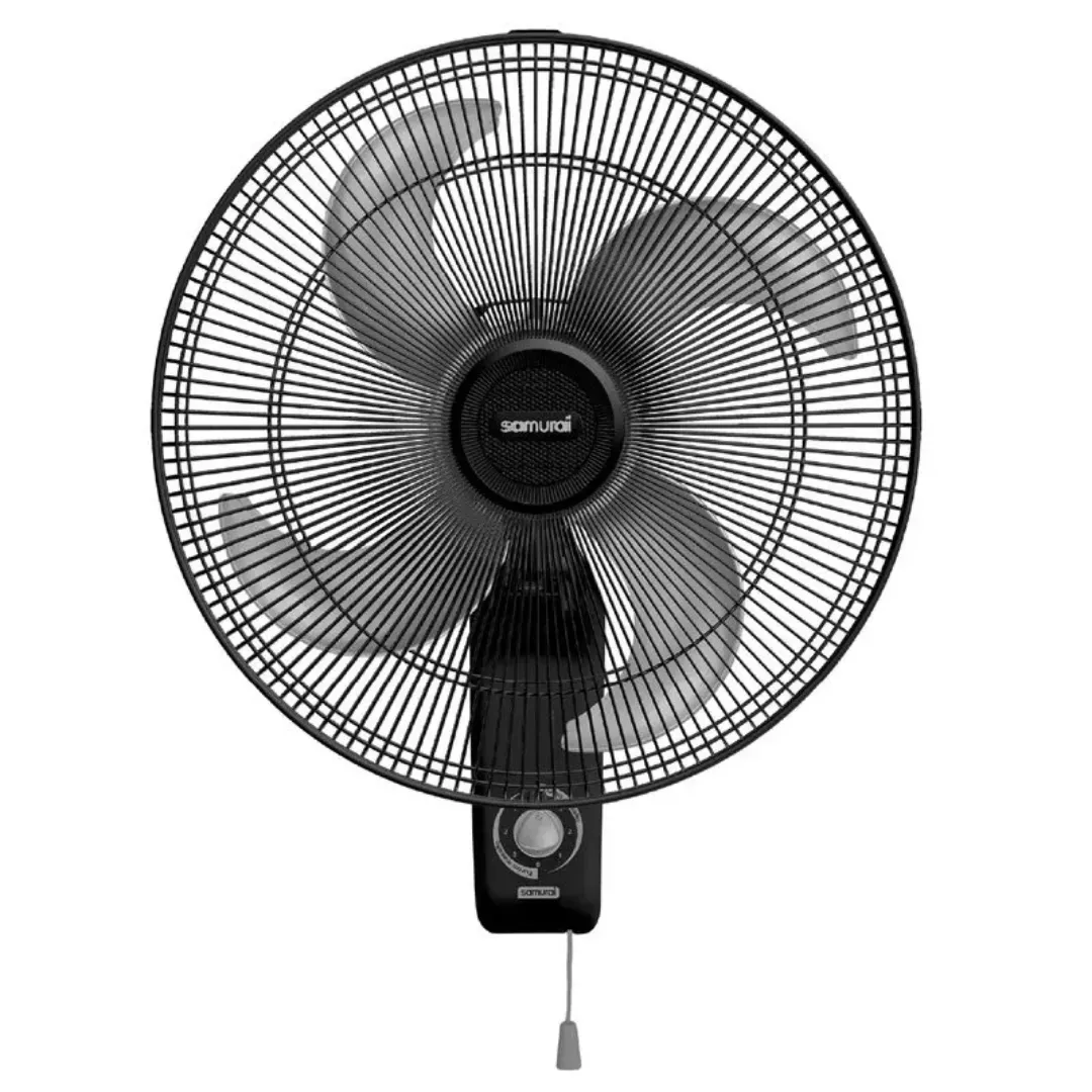 Ventilador Turbo Metallic Pared Negro Ve3610I0 Samurai