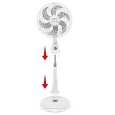 Ventilador Comfort maxx 2en1 Samurai blanco