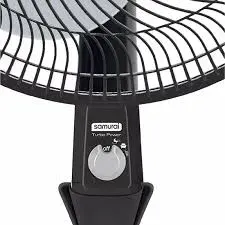 Ventilador de Pared SAMURAI 18 Pulgadas Turbo Power Negro