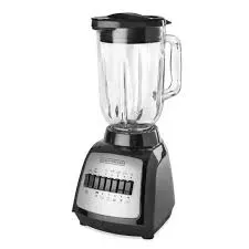 Licuadora 10 vel Vaso Vidrio Negra BLD210GB BLACK AND DECKER