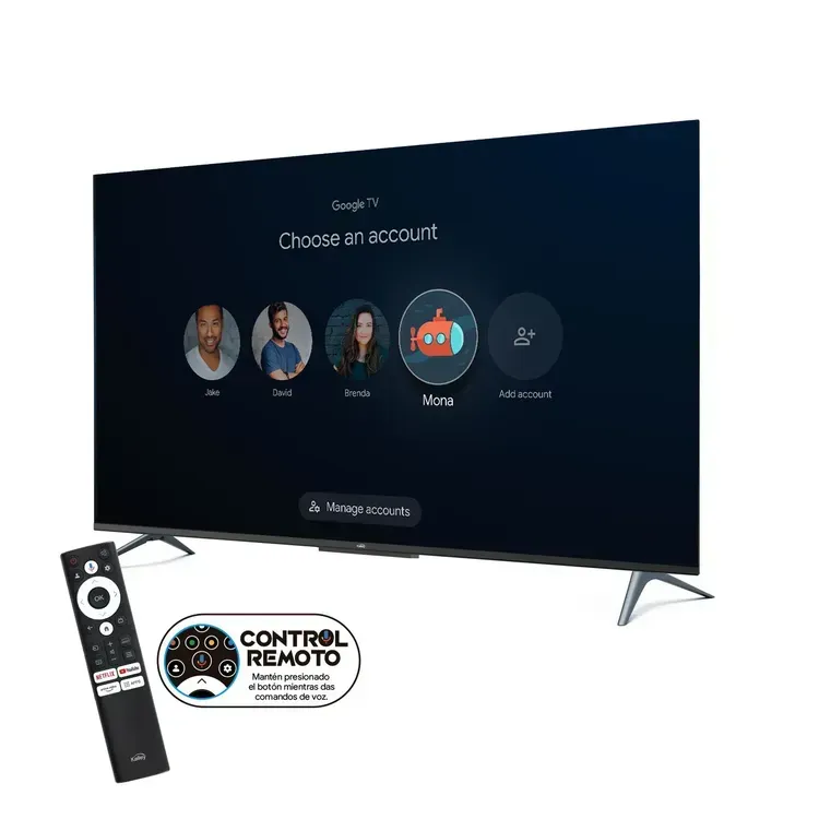 Tv kalley 50 4K-UHD qled smart TV Google