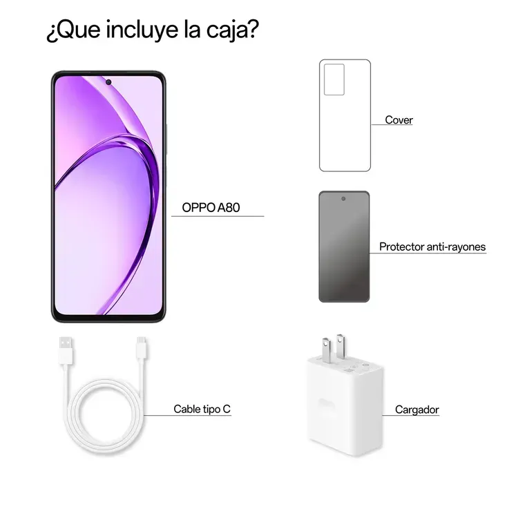 Celular OPPO A80 256 -8GB 5G