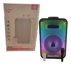 Parlante  Activo  Portátil  Bluethooth  KTS1575 Con  Micrófono y  Luces RGB 