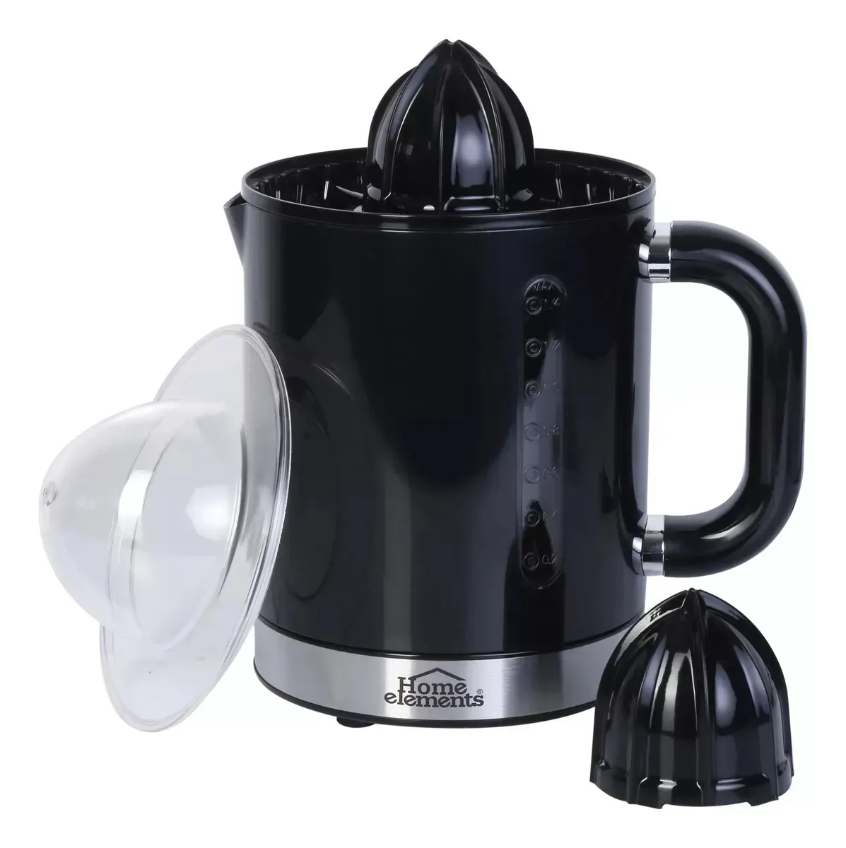 Exprimidor De Jugo 1,4 Litros Negro 8 Vasos Home Elements |