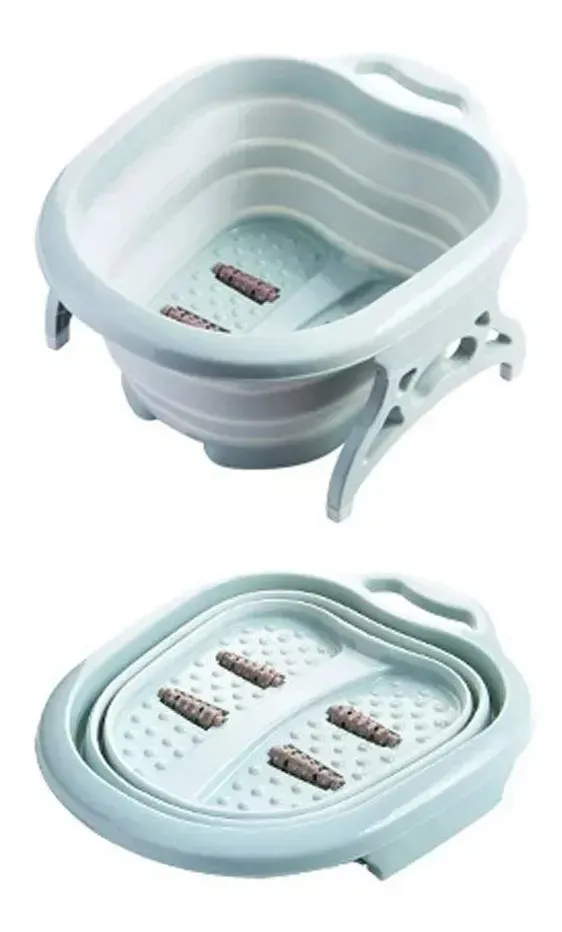 Tina Spa Para Pies Bañera Plegable Portátil Hidromasaje