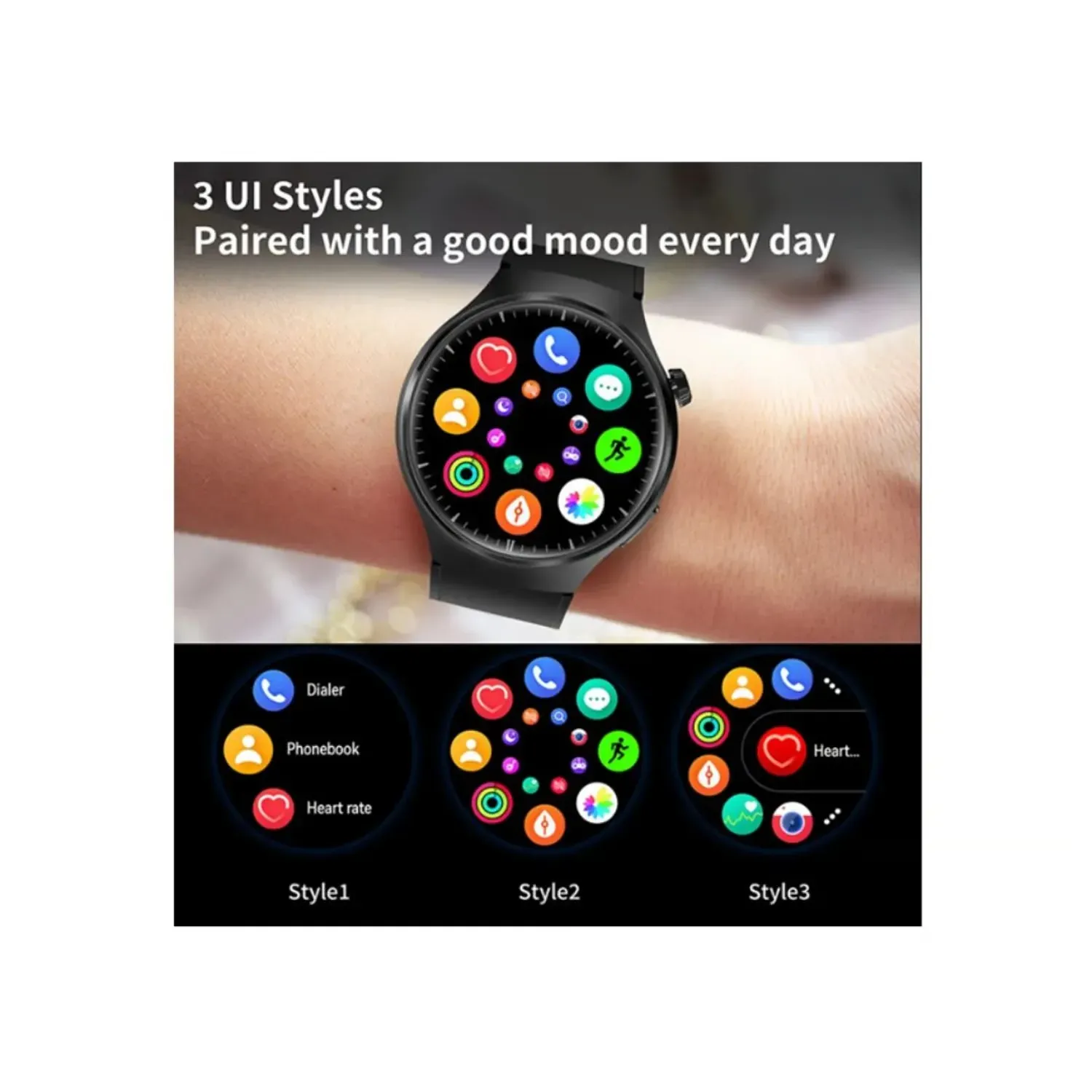 Reloj inteligente  4 Pro Suit, 7 correas 