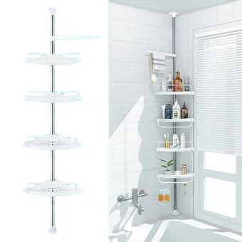 Organizador Baño Ajustable Ducha Blanco