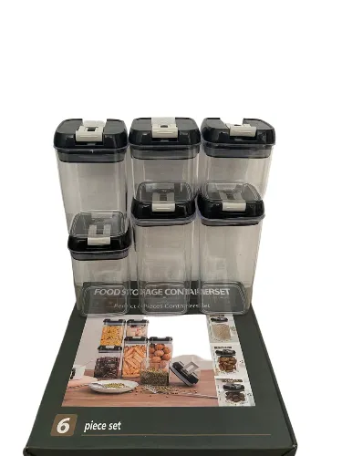 Set De Contenedores De Alimentos x 6 (Organizador )