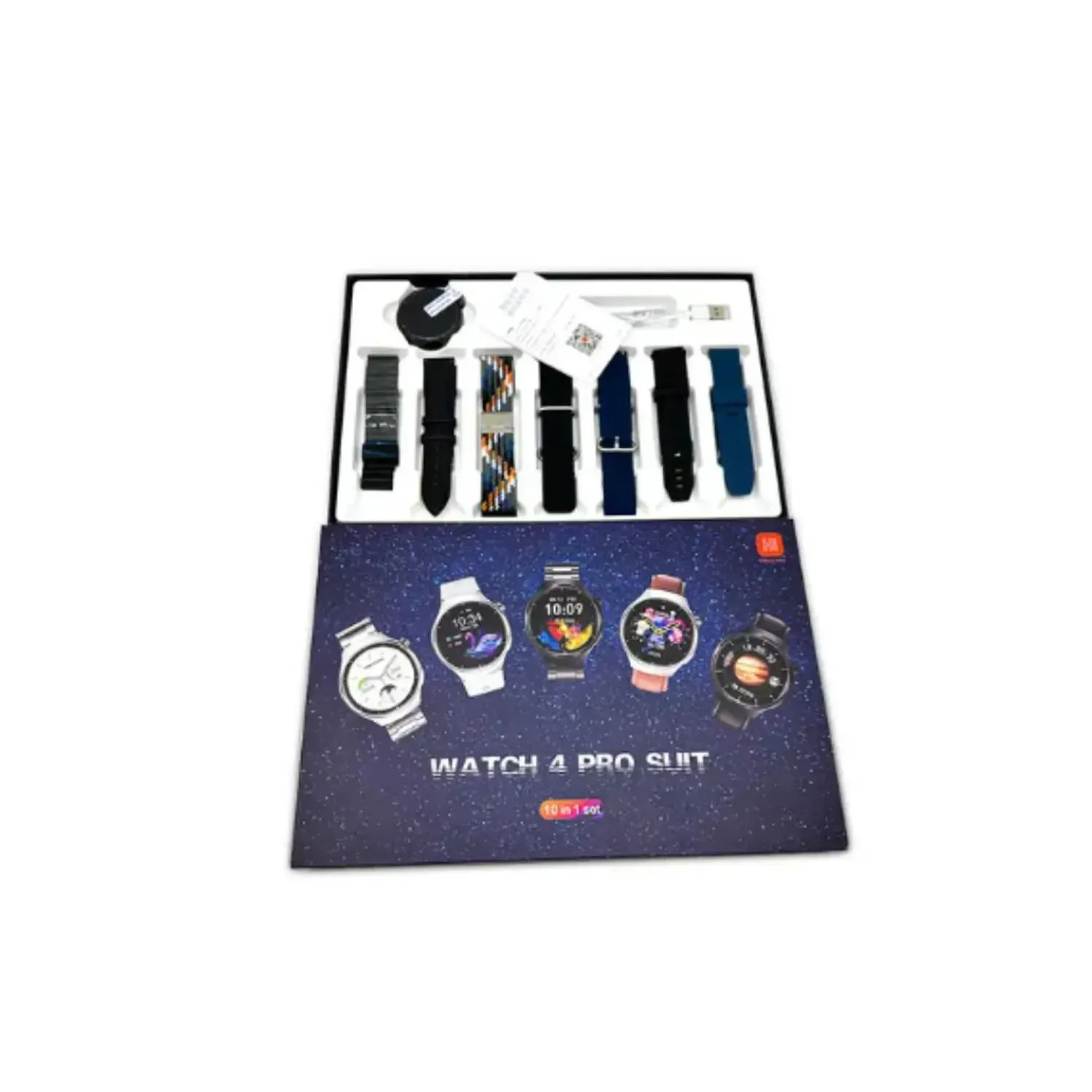 Reloj inteligente  4 Pro Suit, 7 correas 