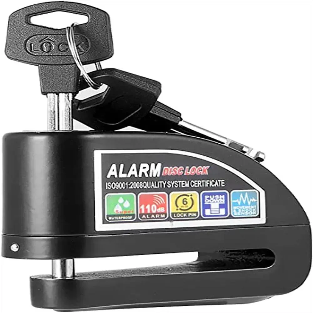 Candado Moto Alarma Freno De Disco