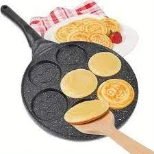 Sarten Antiadherente Con 7 Caritas (Tortillas,Huevos,Panqueques 