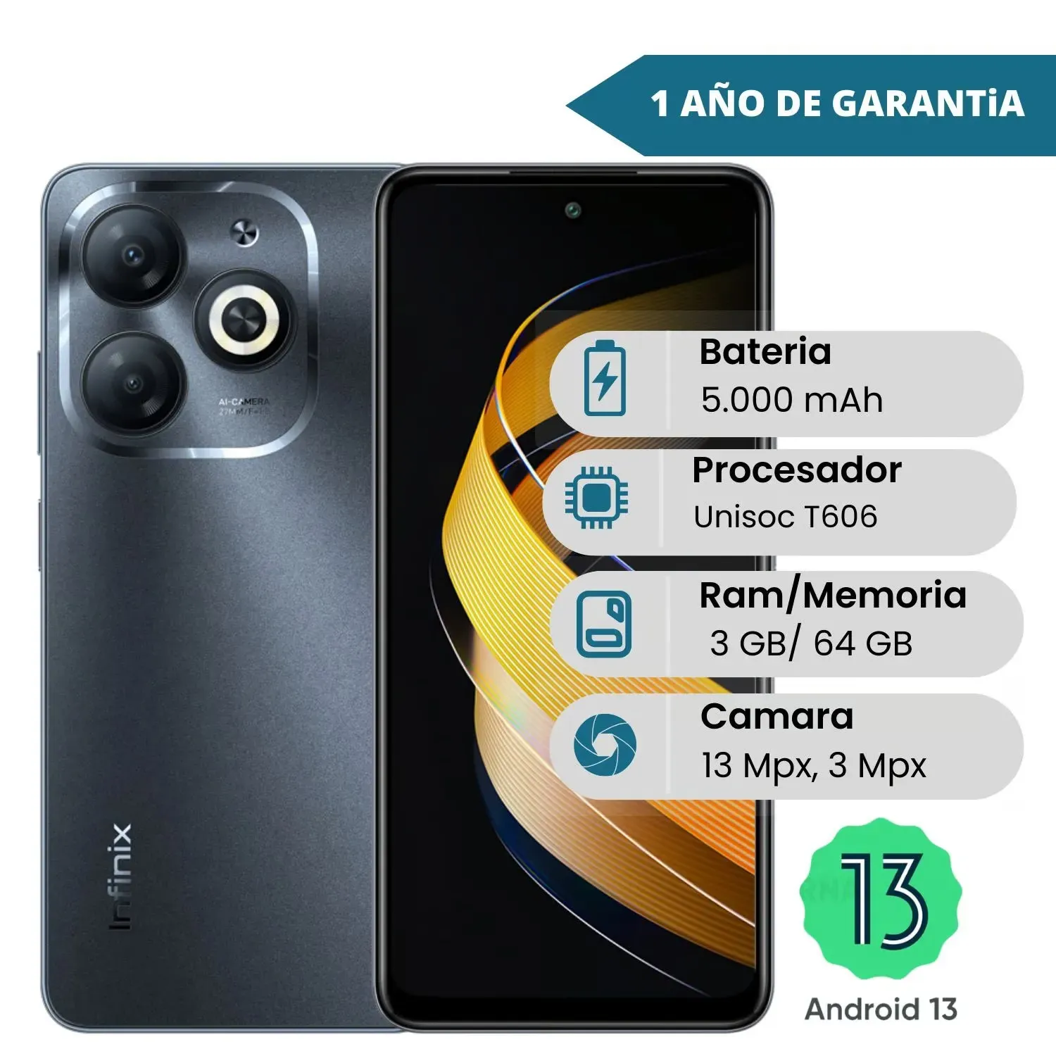 Celular Infinix Smart 8 64gb