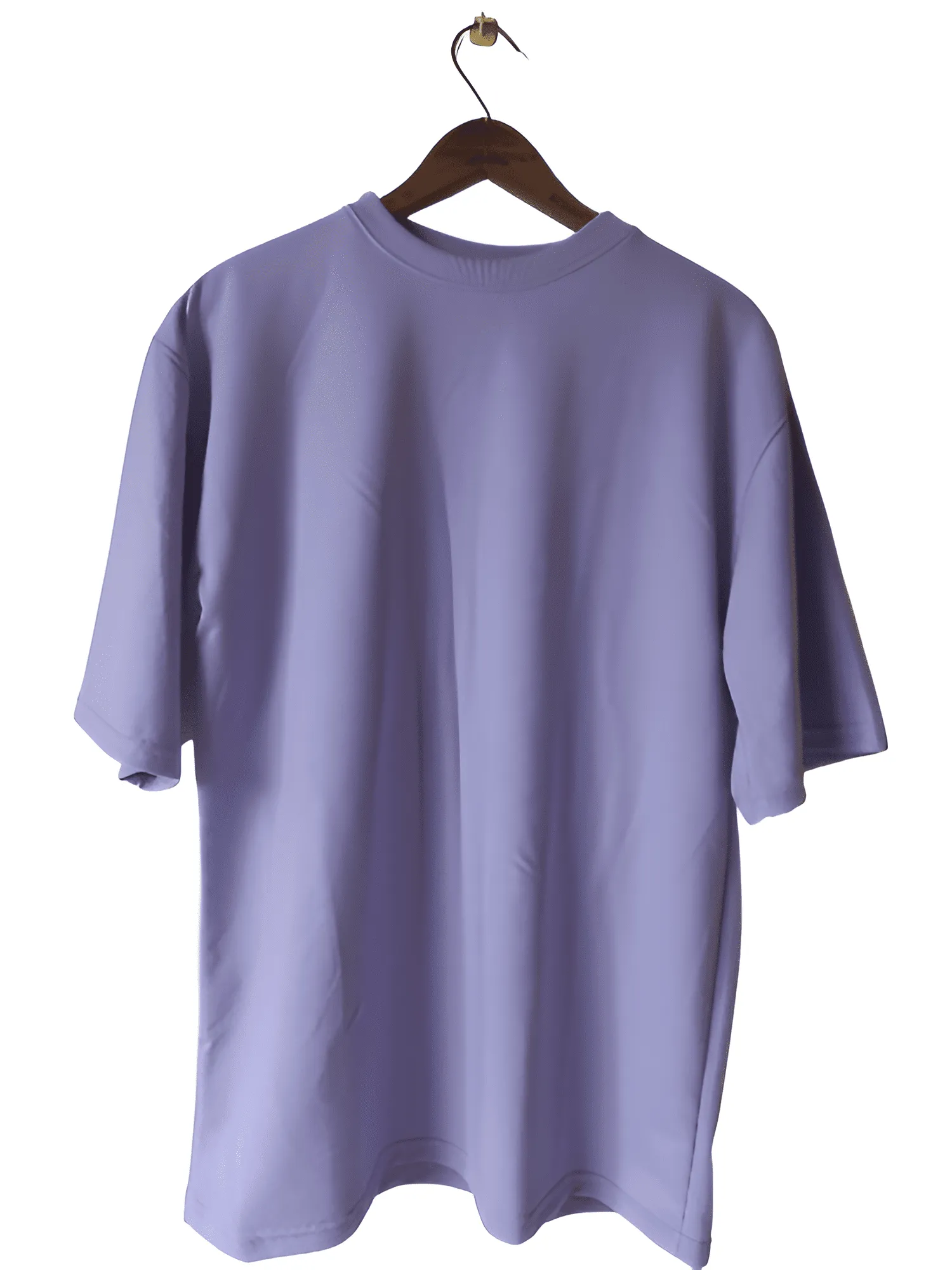 Camiseta Oversize Un Color Con Estampado