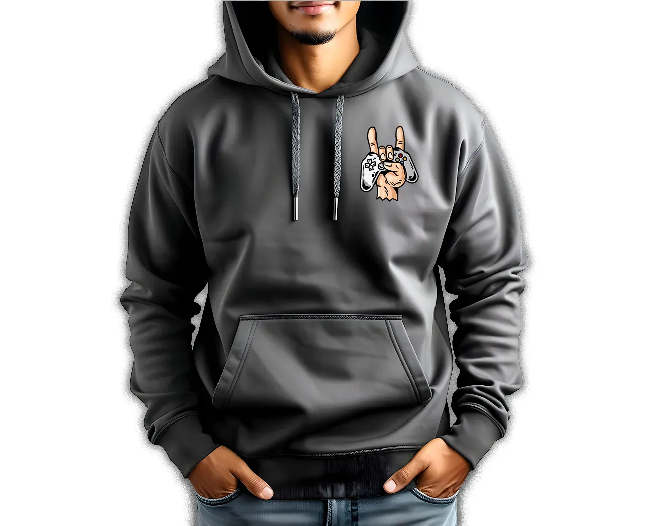 Buzo Hoodie Gris - Jugador Xbox