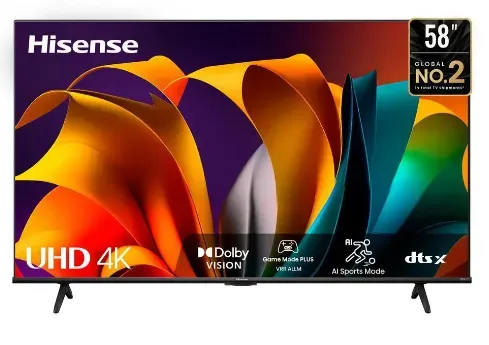 TV Televisor Hisense 58 Pulgadas - Uhd4K Smart TV 58A6N