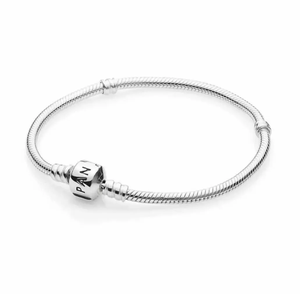 Brazalete TIPO Pandora Broche Barril Plata 925