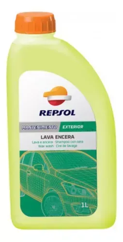 Shampoo repsol lava encera para moto/auto  1 litro - spa y mantenimiento