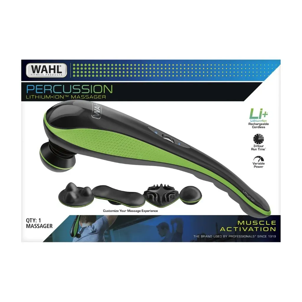 Masajeador De Mano Wahl Percussion Lithium Ion 4244