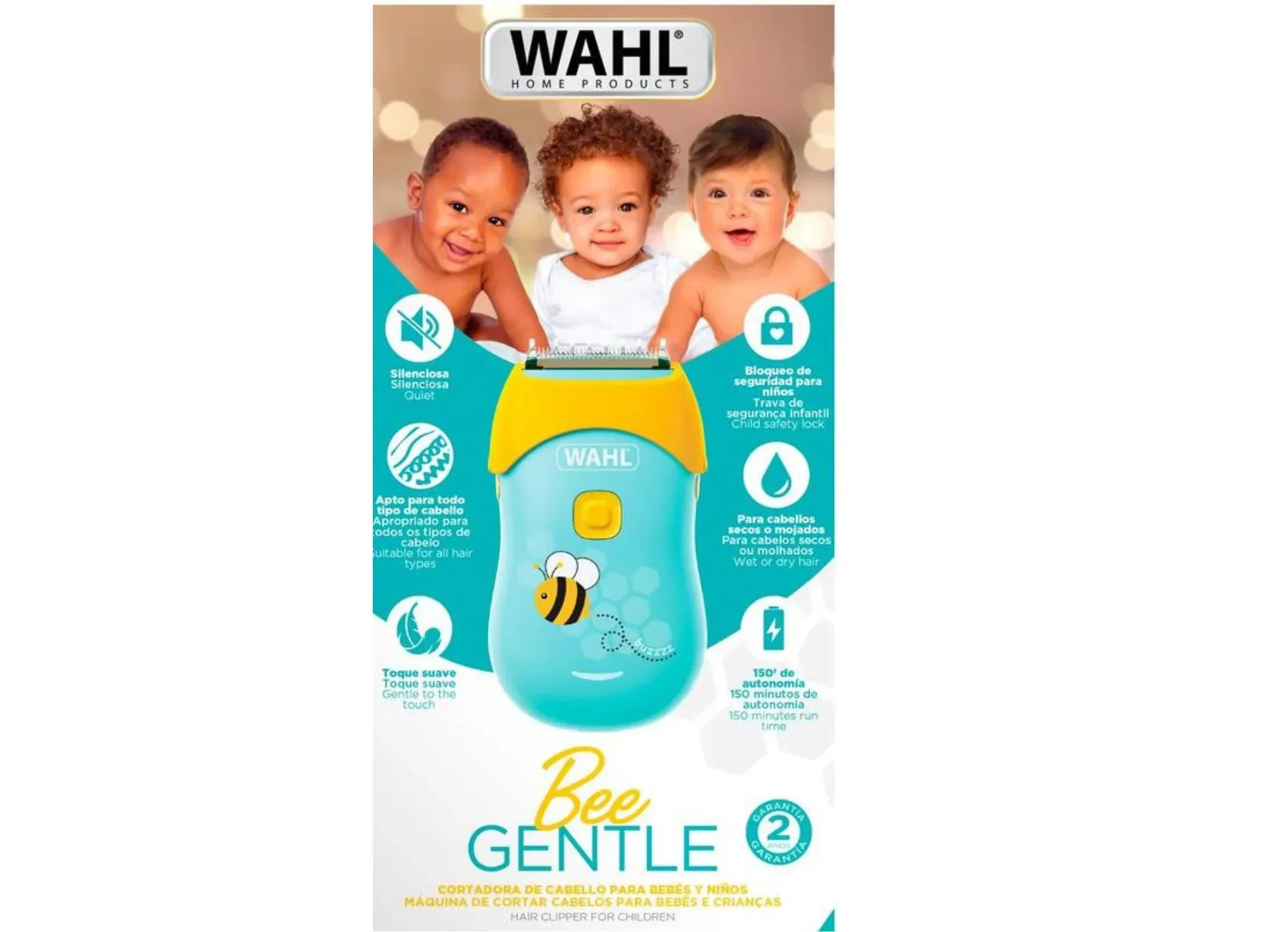 Maquina De Peluquería Wahl Bee Gentle Baby Clipper 70002-008