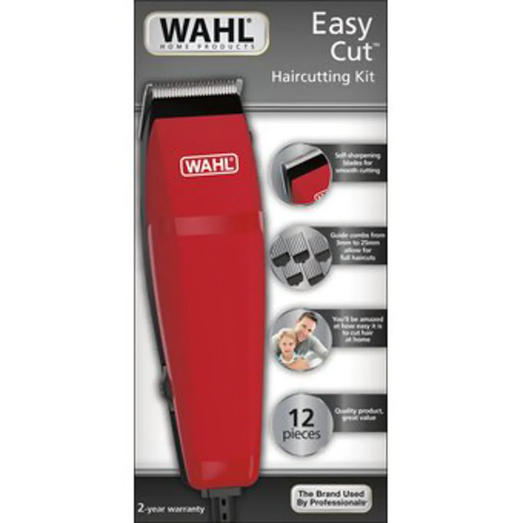 Maquina Cortadora De Cabello Easy Cut Wahl Roja