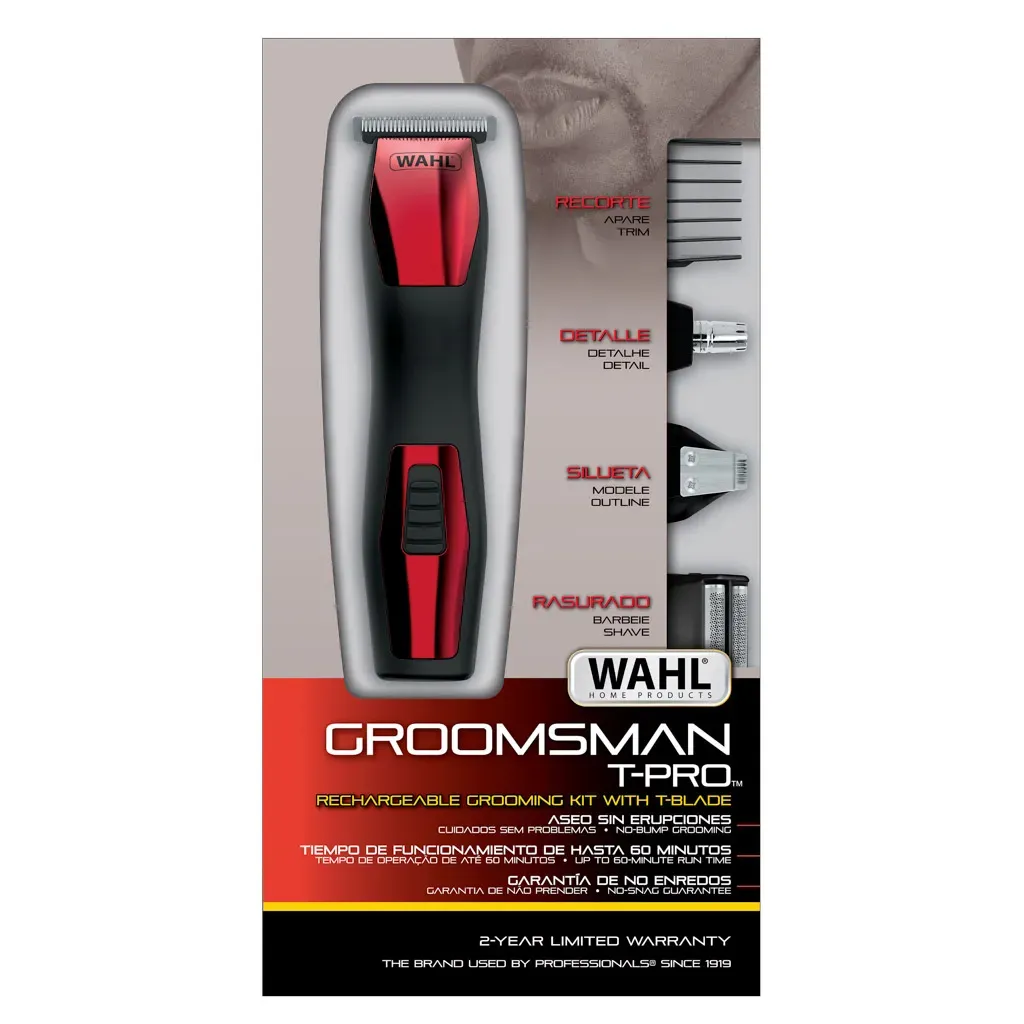 Recortadora Recargable Groomsman T-Pro Wahl