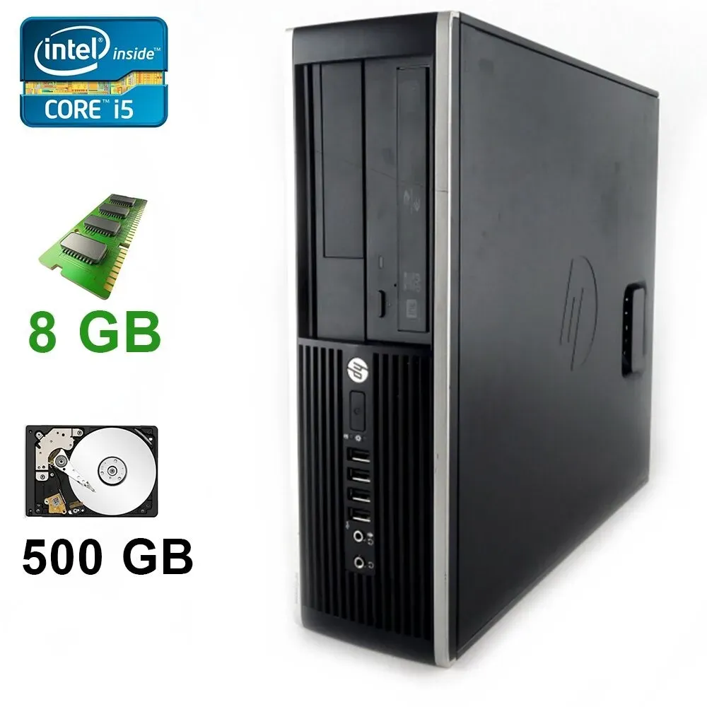 Computador Escritorio Hp Elite 8200 Intel Core I5 8 Gb Ram 500 Gb W10