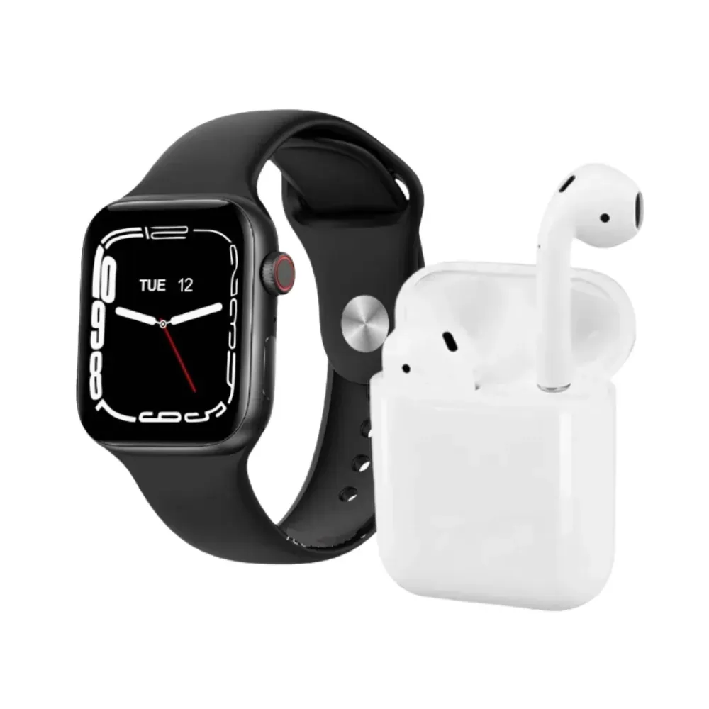 Combo Smartwatch W26 Pro Max Con AirPods Pro Segunda Generación