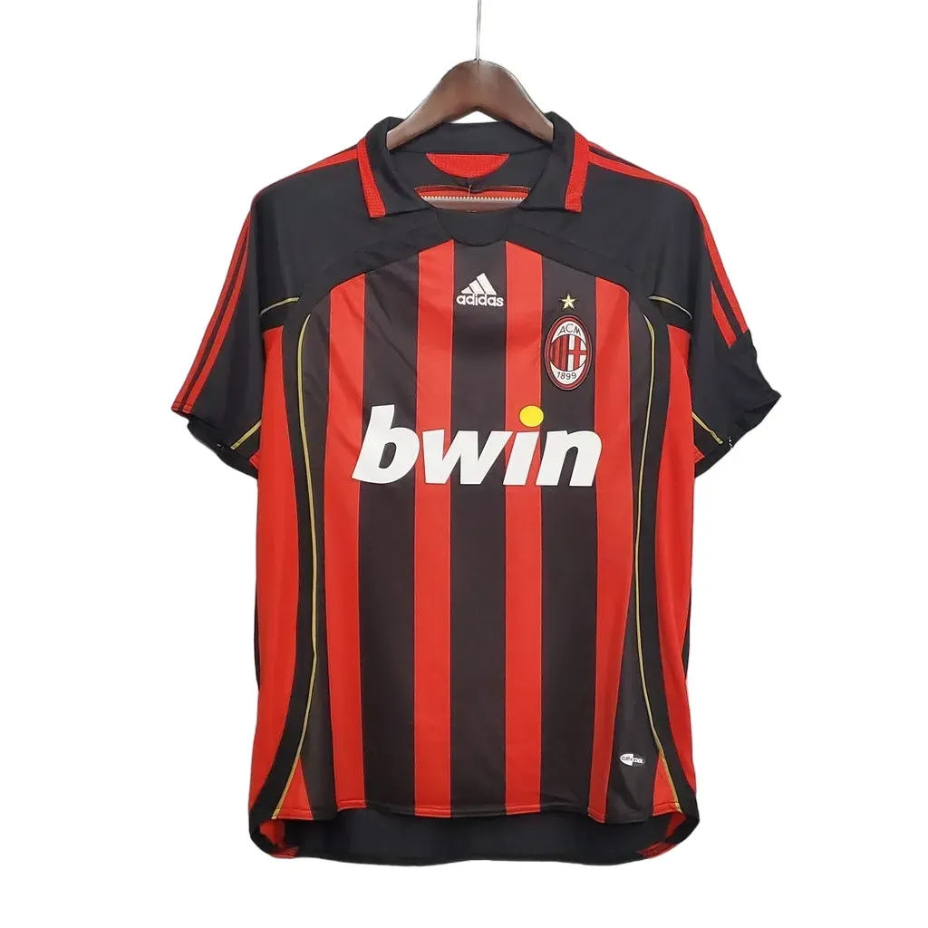 Camiseta De Fútbol Retro 06 07 Ac Milan Home 