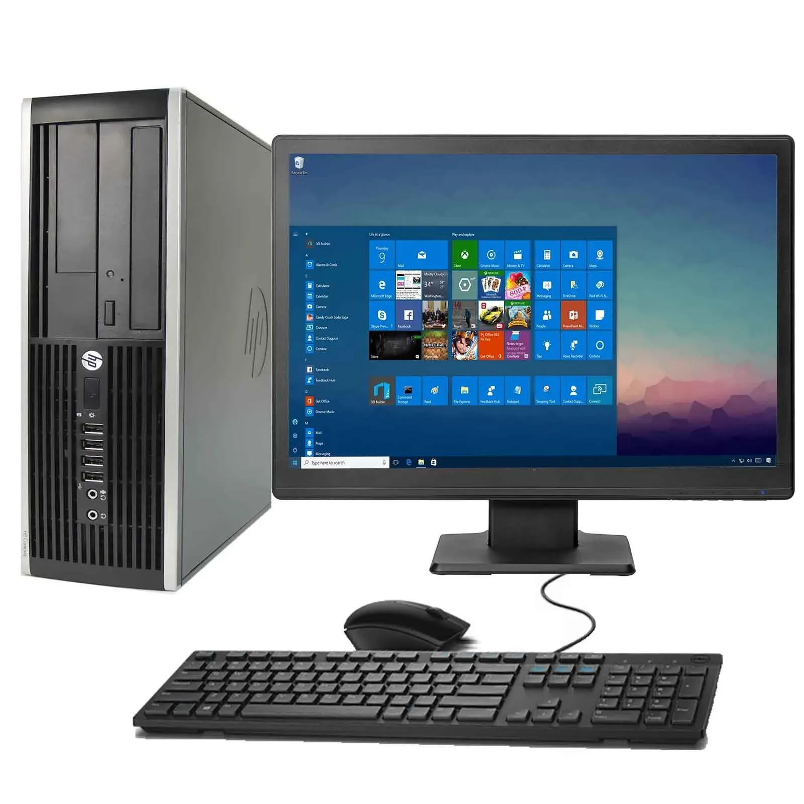 Computador Escritorio Hp Elite 8200 Intel Core I5 4 Gb Ram 320 Gb W10