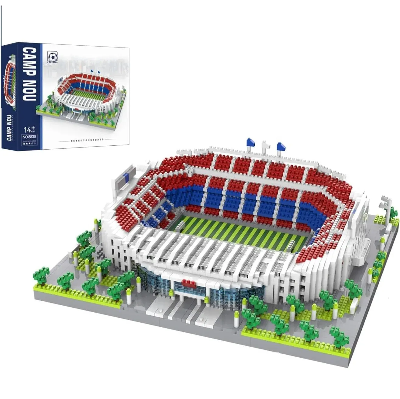 Lego 3500 Bloques Camp Nou Estadio Fútbol Barcelona Fc